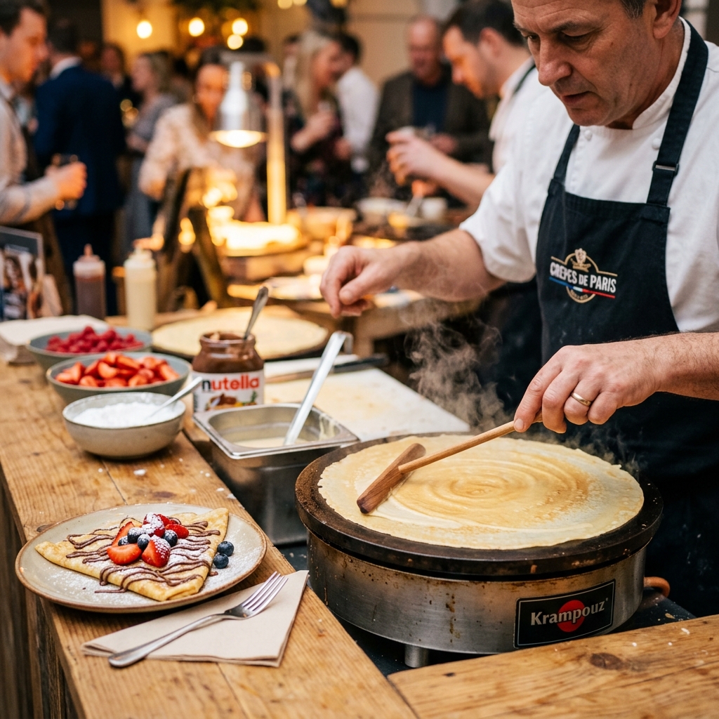 Crepes profesionales en vivo — Q'Rico Eventos